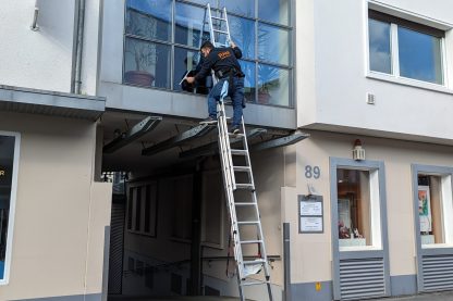 Reinigung von Glasflächen und Fenstern